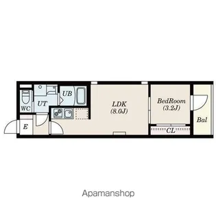 PATINA岩塚【102号室】の間取り