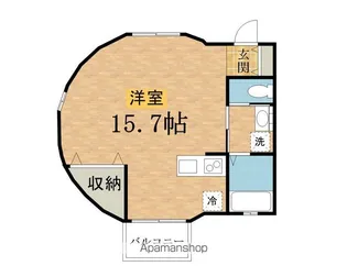 東京都八王子市川口町【アパート】の間取り