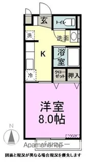 SURPLUS ONEアカハネ【1階】の間取り
