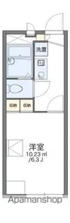 レオパレスいずみ【3階】の間取り