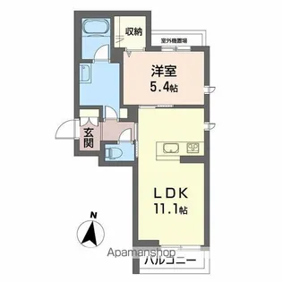 シャーメゾン Ace【201Z号室】の間取り