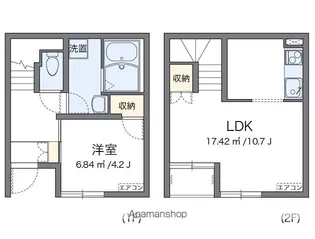 レオネクストエトワール要町【1階】の間取り