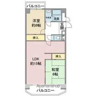 トーク21【C4号室】の間取り