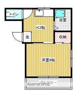 神宮Nコーポ【3階】の間取り
