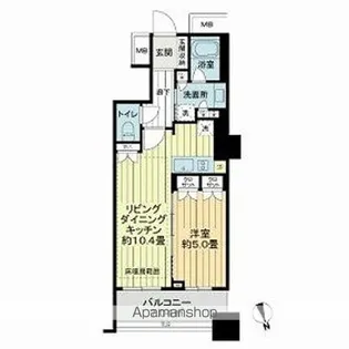 ザ・スカイクルーズタワー【12階】の間取り