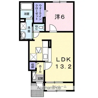 プリムローズⅤ【1階】の間取り