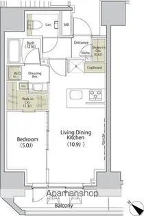 ザ・パークハビオ江古田【7階】の間取り