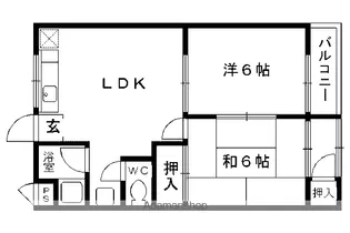 グレートハイツ【105号室】の間取り