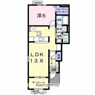 ミーナ【1階】の間取り