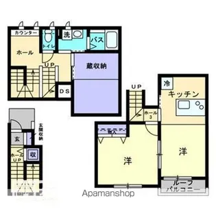 BELLE LEAD ORANGE HOUSE【202号室】の間取り