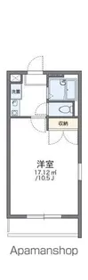 レオパレスIRIE【207号室】の間取り