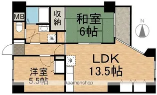 東京都立川市富士見町1丁目【マンション】の間取り