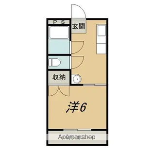 ツインハイツK1【111号室】の間取り