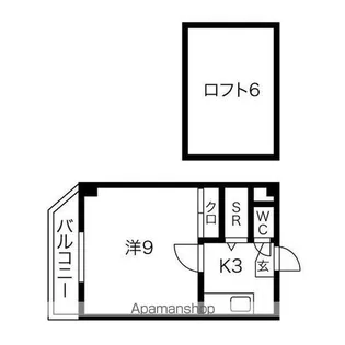 アーバンポイント千歳【607.号室】の間取り