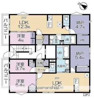 EST FELICITA 押上【2階】の間取り