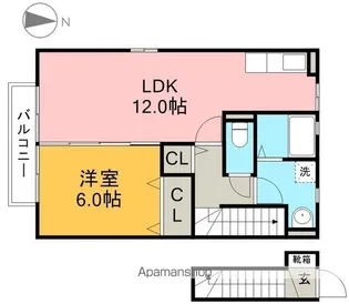 ビオトープ【2階】の間取り