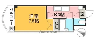 ピュアコート高須【4階】の間取り