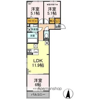 カノープス【1階】の間取り