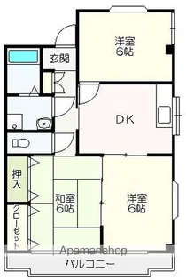 あざみのスクエア【2階】の間取り