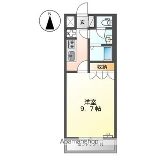 ブライトB【1階】の間取り