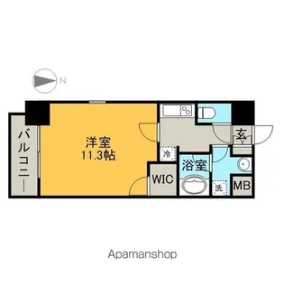 アスピラシオン名駅【5階】の間取り