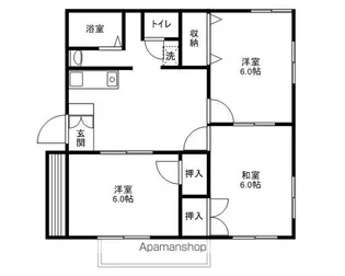 タウニイトミタケ【1階】の間取り