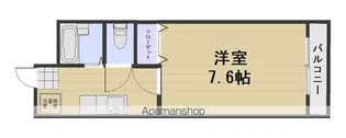 フロントステーション西川原【3階】の間取り