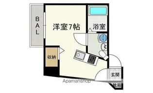 フォレストビュー横河原【3階】の間取り