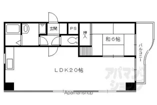CUBEM&S【402号室】の間取り