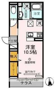 グラセフルⅢ【1階】の間取り