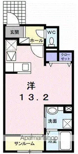 アマーレ スパーツィオ Ⅱ【1階】の間取り