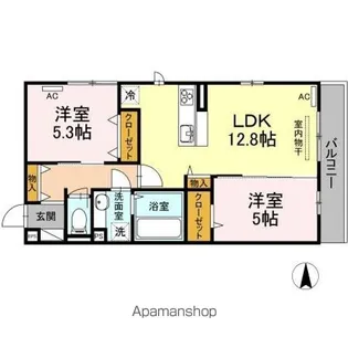 LE LIEN OSEDO【3階】の間取り