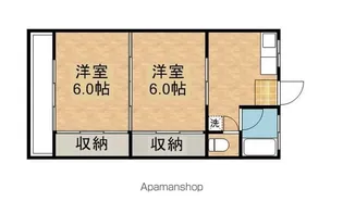 山崎マンション【2階】の間取り