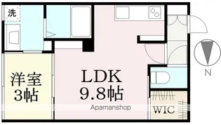 ユオトンユオ【201号室】の間取り