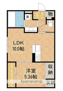 クレストヒル【1階】の間取り