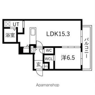 仮)菊水1ー4MS【3階】の間取り