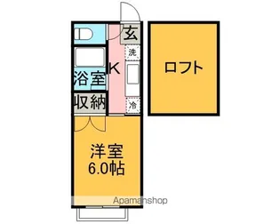 クラシカル姫子3号棟【5号室号室】の間取り