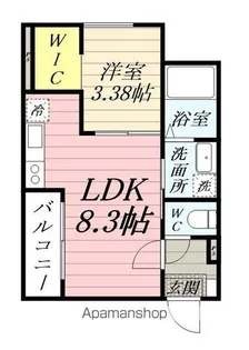 ソーサリー柏木【101号室】の間取り