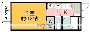 エスペランスつつじヶ丘【103号室】の間取り