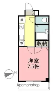 晩翠ウイングビル【8階】の間取り