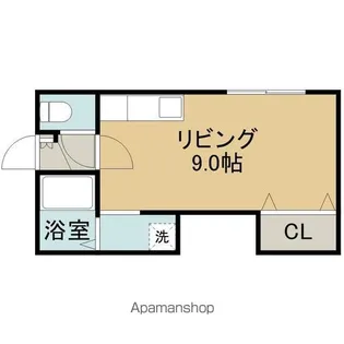 コーポメイプル【1階】の間取り
