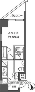 レジディア虎ノ門【5階】の間取り