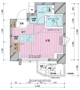 メインステージ白山【4階】の間取り