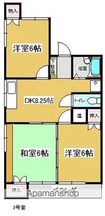 コーポTENB棟【2階】の間取り