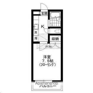 ラ・シャンブルクレールⅡ【1階】の間取り