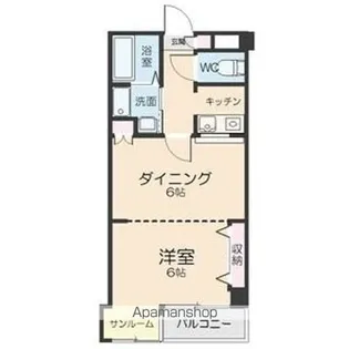 オオタ大針ビル【4階】の間取り