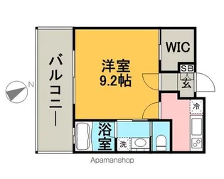 REGALO空港通【8階】の間取り
