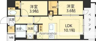 アーバネックス大阪天満宮Ⅱ【5階】の間取り