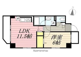 スカイガーデン錦糸町【4階】の間取り