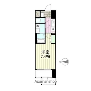 サンライズ本町【4階】の間取り